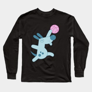 MABEL SWEATER - COOL BASKETBALL DOG Long Sleeve T-Shirt